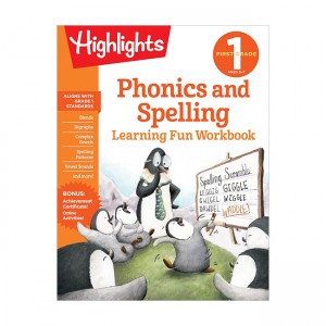 First Grade Phonics and Spelling : Highlights Learning Fun Workbooks (Paperback, ̱)