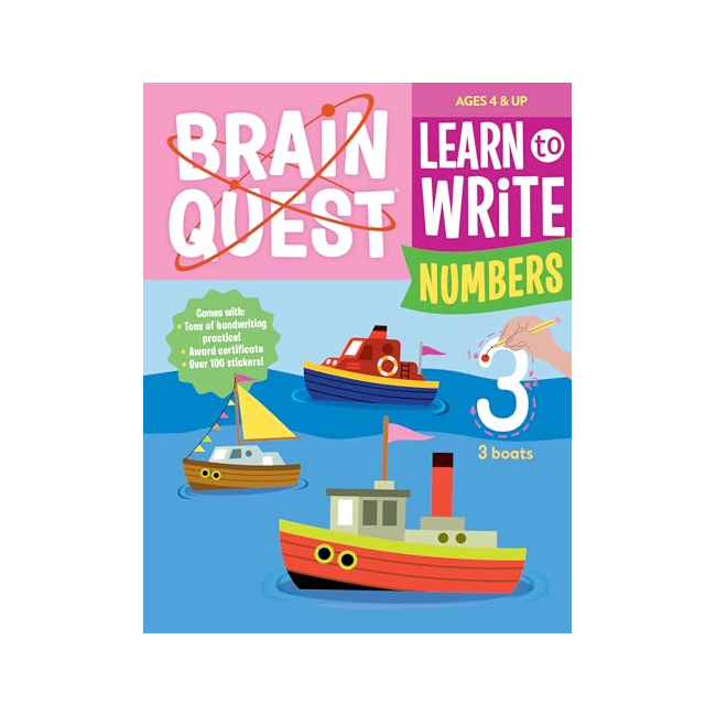Brain Quest Learn to Write: Numbers (Paperback, ̱)