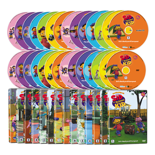   [★할인+사은품][DVD] 꼬마 과학자 시드 1+2집 (DVD 14종+오디오CD 14종)