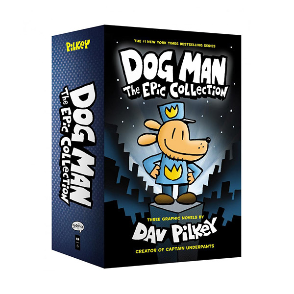 [★다이어리]Dog Man #01-3 코믹스 하드커버 Boxed Set (풀컬러)(CD없음)
