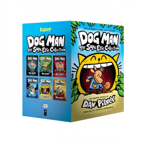 [★다이어리][도그맨] Dog Man #01-6 코믹스 세트 (Hardcover, 풀컬러)(CD없음)