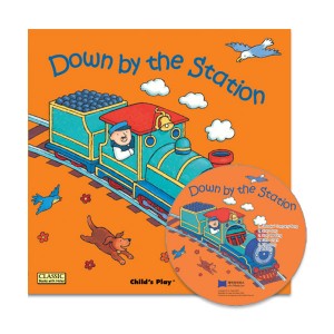 노부영 마더구스 세이펜 Down by the Station (Paperback & CD)