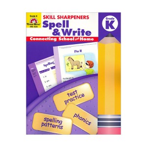 [Evan-Moor] 4536 Skill Sharpeners Spell & Write Grade K : Student Book (Paperback + CD)
