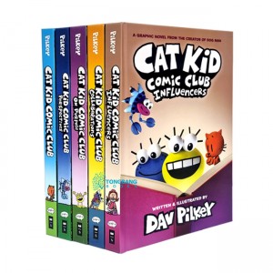 [★사은품 증정] Cat Kid Comic Club #01-4 코믹스 세트 (Hardcover, 풀컬러, 만화)