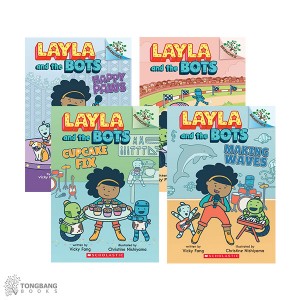  [브랜치스] Layla and The Bots 챕터북 3종 세트 (Paperback) (CD없음)