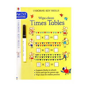 ★어스본★Wipe Clean Times Tables : Key Skills (Paperback, 영국판) 