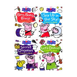 Peppa Pig Colouring - 4 Books Set (Paperback, 영국판) (CD 없음)