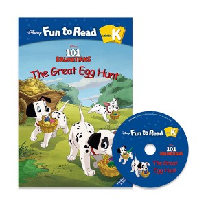 Disney Fun to Read Level K : 101 Dalmatians : The Great Egg Hunt (Paperback & CD) 