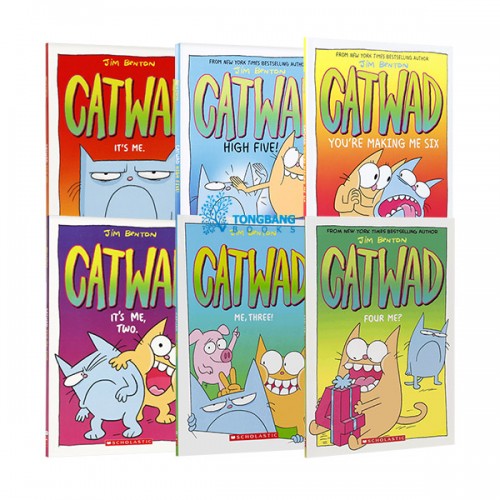 [★다이어리] Catwad #01-6 그래픽노블 세트 (Paperback)