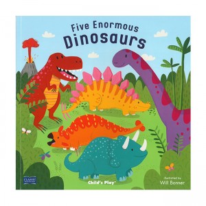 노부영 마더구스 세이펜 Five Enormous Dinosaurs (Paperback)