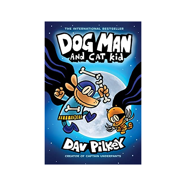 [★다이어리]Dog Man #04 : Dog Man and Cat Kid - Dog Man (Hardback, 미국판)