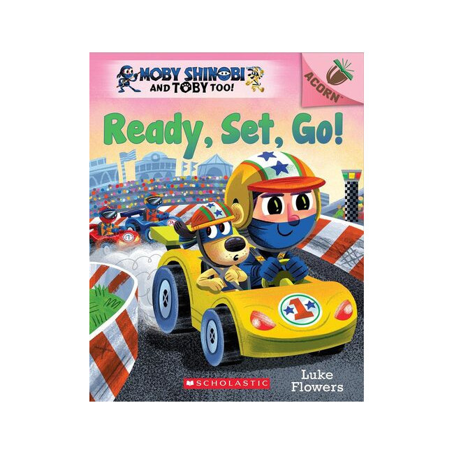 Moby Shinobi and Toby, Too! #3: Ready, Set, Go! (An Acorn Book) (Paperback + CD, ̱)