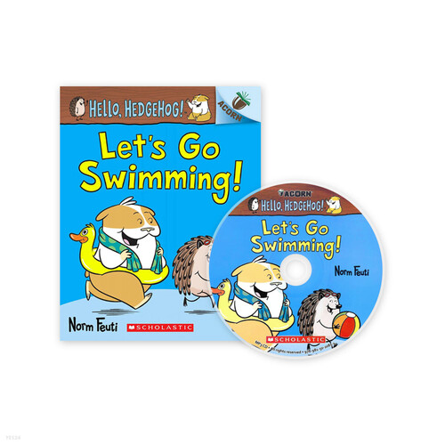 Hello, Hedgehog! #4: Let's Go Swimming! (CD & StoryPlus) (Paperback + CD, ̱)