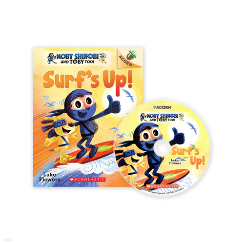 Moby Shinobi and Toby, Too! #1: Surf's Up! (CD & StoryPlus) (Paperback + CD, ̱)