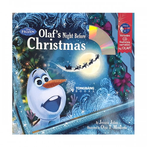 [파본:B급]Frozen Olaf's Night Before Christmas Book & CD 
