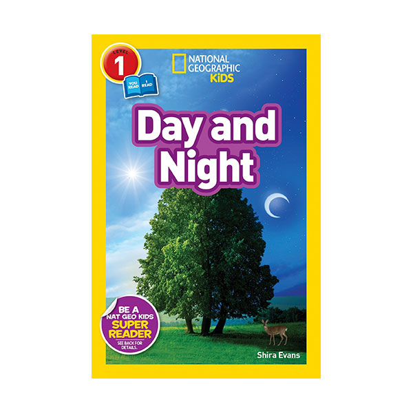 [ĺ:B] National Geographic Kids Readers Level 1 : Day and Night (Paperback)