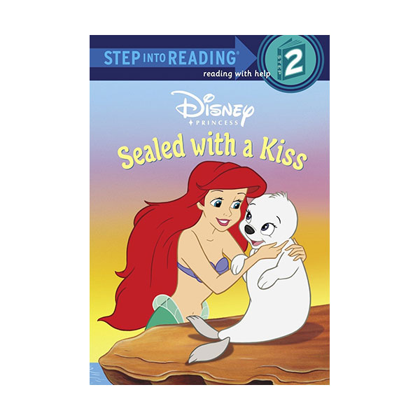 [ĺ:B] Step into Reading 2 : Disney Princess : Sealed with a Kiss (Paperback)