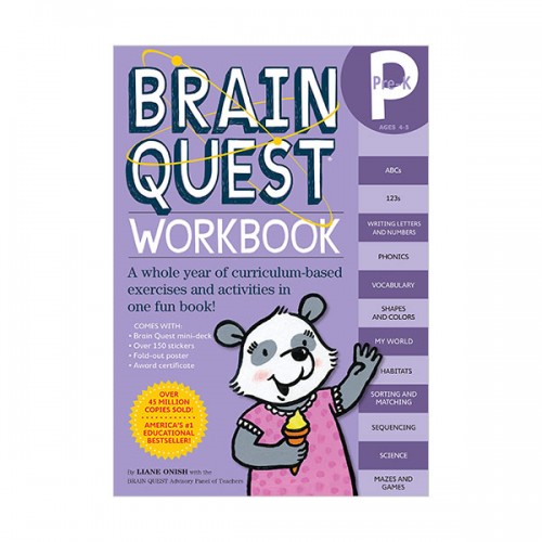 [ĺ:A] Brain Quest Workbook : Pre-K, Ages 4-5 