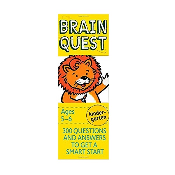 [파본:A급(박스약간훼손)]Brain Quest : Kindergarten (5-6Ages) : 300 Questions and Answers to Get a Smart Start (Revised 4th Edition)