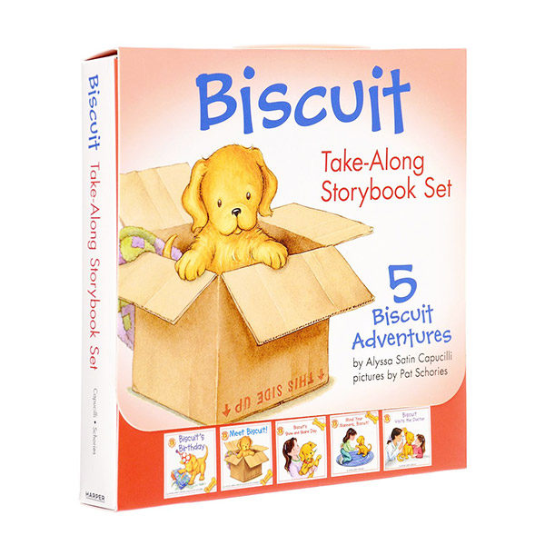[ĺ:ƯA(ڽ ļ) Biscuit Take-Along Storybook Set : ĸ 5 Box (CD)