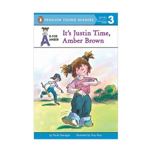 [파본:A급] Penguin Young Readers 3 : A is for Amber #02 : It's Justin Time, Amber Brown (Paperback)
