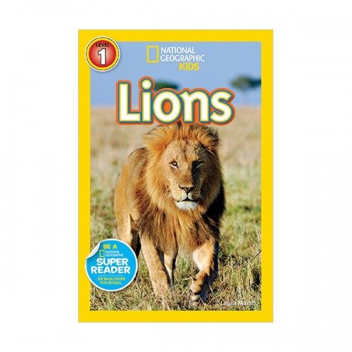 [파본:특A] National Geographic Kids Readers Level 1 : Lions (Paperback)