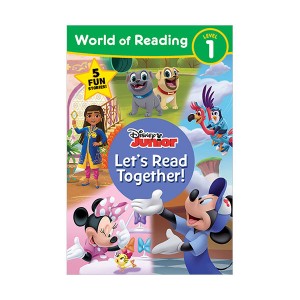 [파본:B급]World of Reading Level 1 : Disney Junior : Let's Read Together! (Paperback, 5종 합본)