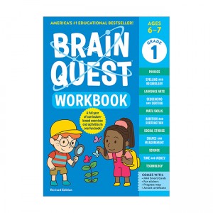 [ĺ:ƯA]Brain Quest Workbook : 1st Grade Revised Edition, Ages 6-7