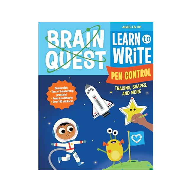 [ĺ:B]Brain Quest Learn to Write: Pen Control, Tracing, Shapes, and More