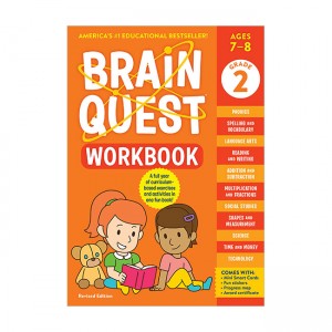 [ĺ:ƯA]Brain Quest Workbook : 2nd Grade Revised Edition , Ages 7-8