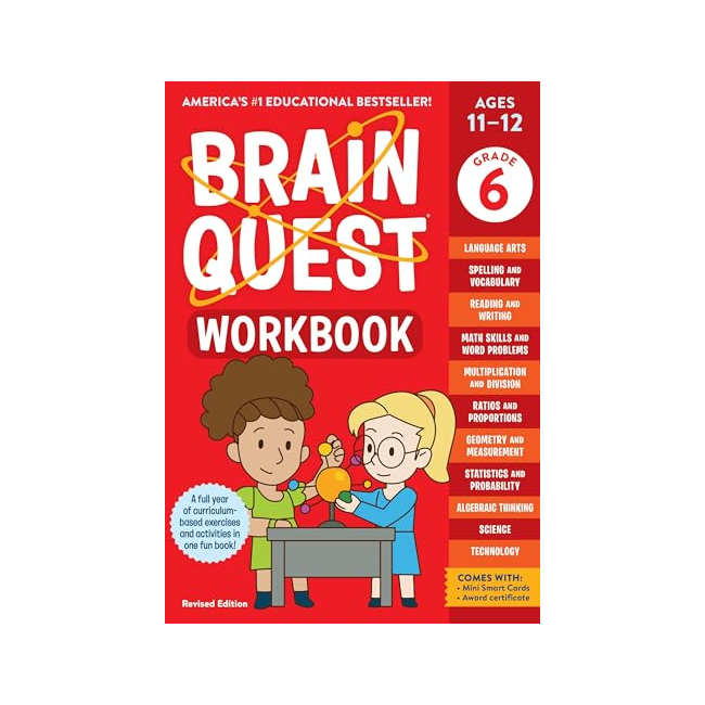 [�ĺ�:C��]Brain Quest Workbook: 6th Grade 