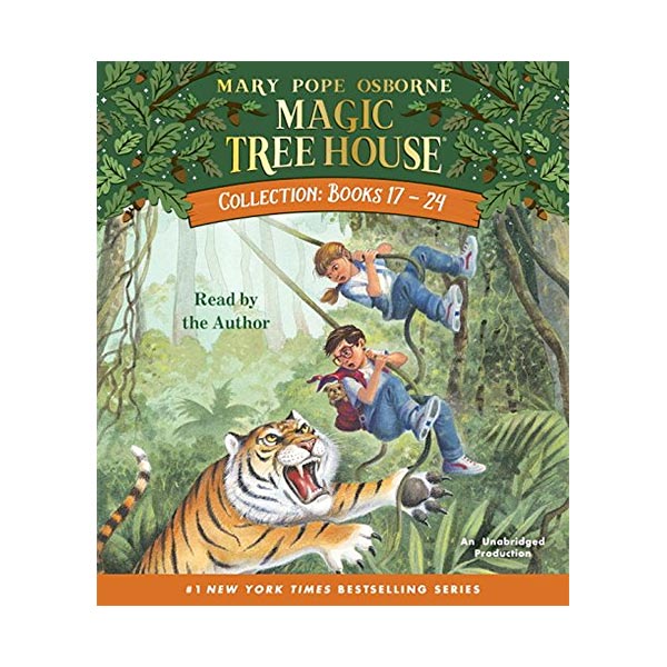[파본:특A 박스 구겨짐] Magic tree House Audio CD : Books #17-24 (도서미포함)