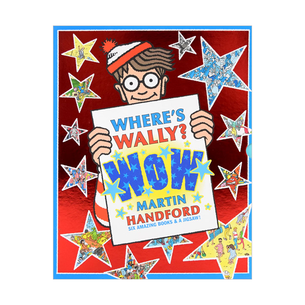 [Ưĺ:ƯA] Where's Wally? Wow 6 Books Box Set :  ãƶ 6+ Ʈ (6 Paperbacks + Puzzle)