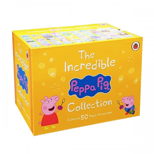 [파본:A급(박스 모서리 살짝 구겨짐)] [특가세트] The Incredible Peppa Pig Collection : 픽쳐북 50종 Yellow Box Set (Paperback, 영국판) (CD없음)