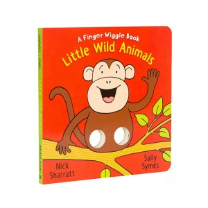 [ĺ:ƯA]Finger Wiggle Book : Little Wild Animals (Board book, UK)