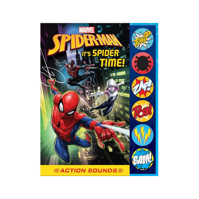 [�ĺ�:B��]Marvel Spider-Man: It's Spider Time! Action Sounds Sound Book