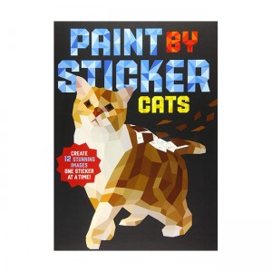 [파본:B급] Paint by Sticker: Cats: Create 12 Stunning Images One Sticker at a Time! (Paperback)