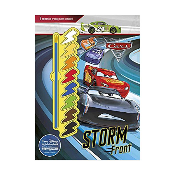 [특가] Disney Pixar Cars 3 Storm Front Paint Palette Book (Paperback)