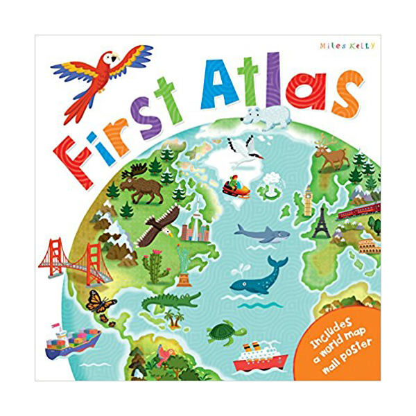 [특가] First Atlas (Hardcover, 영국판)