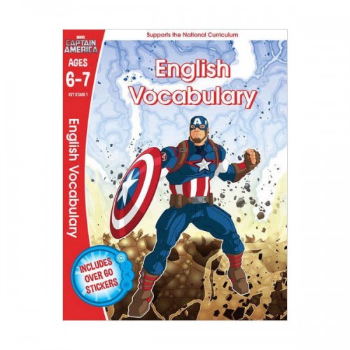 [특가] Captain America : English Vocabulary, Ages 6-7 (Paperback, 영국판)