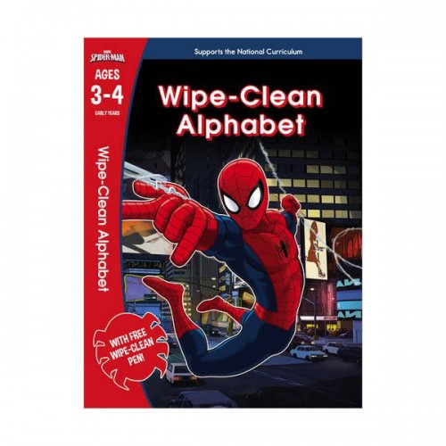 [특가] Spider-Man : Wipe-Clean Alphabet Ages 3-4 (Paperback, 영국판)