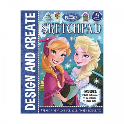 [특가] Disney Frozen Design And Create Sketchpad (Paperback, 영국판)