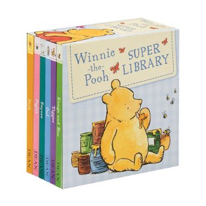 [특가세트] 위니 더 푸 : Winnie-the-Pooh Super Library 6종 Box set(Boardbook, 영국판) (CD미포함)
