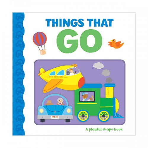 [특가] Playful Shapes : Things That Go (Board book)