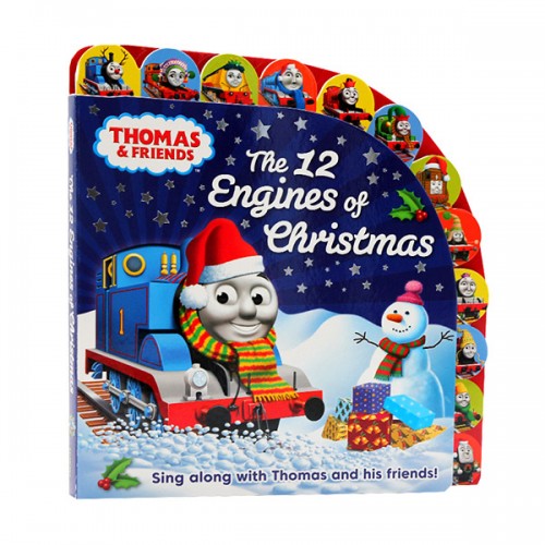 [특가] Thomas & Friends: The 12 Engines of Christmas (Board book, 영국판)