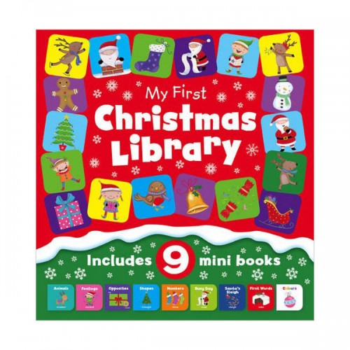 [특가세트] My First Little Christmas Library Set (Board Book, 영국판) (CD미포함)