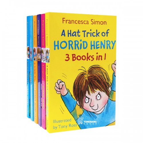 [특가세트] Horrid Henry 3-in-1 시리즈 챕터북 6종 세트 (Paperback, 영국판) (CD없음)