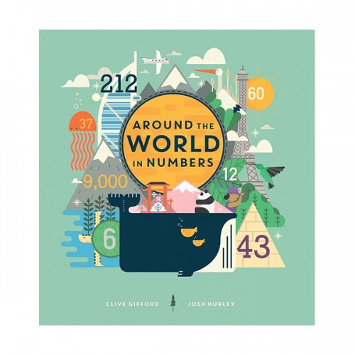 [특가] Around the World in Numbers (Hardcover)