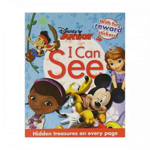 [특가] Disney Junior I Can See : Hidden treasures on every page (Paperback, 영국판)