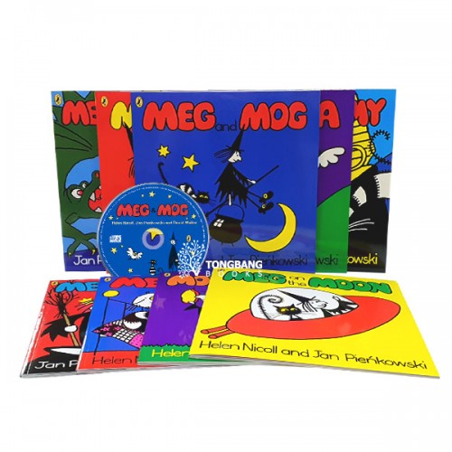 [★Listent&Read][특가] Meg And Mog 9 Book & CD Set (Paperback+CD, 영국판)